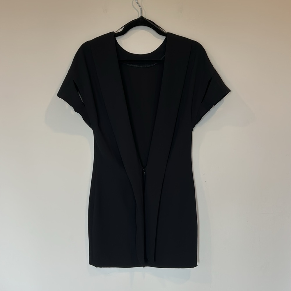IRO Hilda Cut Out Shift Open Back Dress Black - Picture 4 of 12